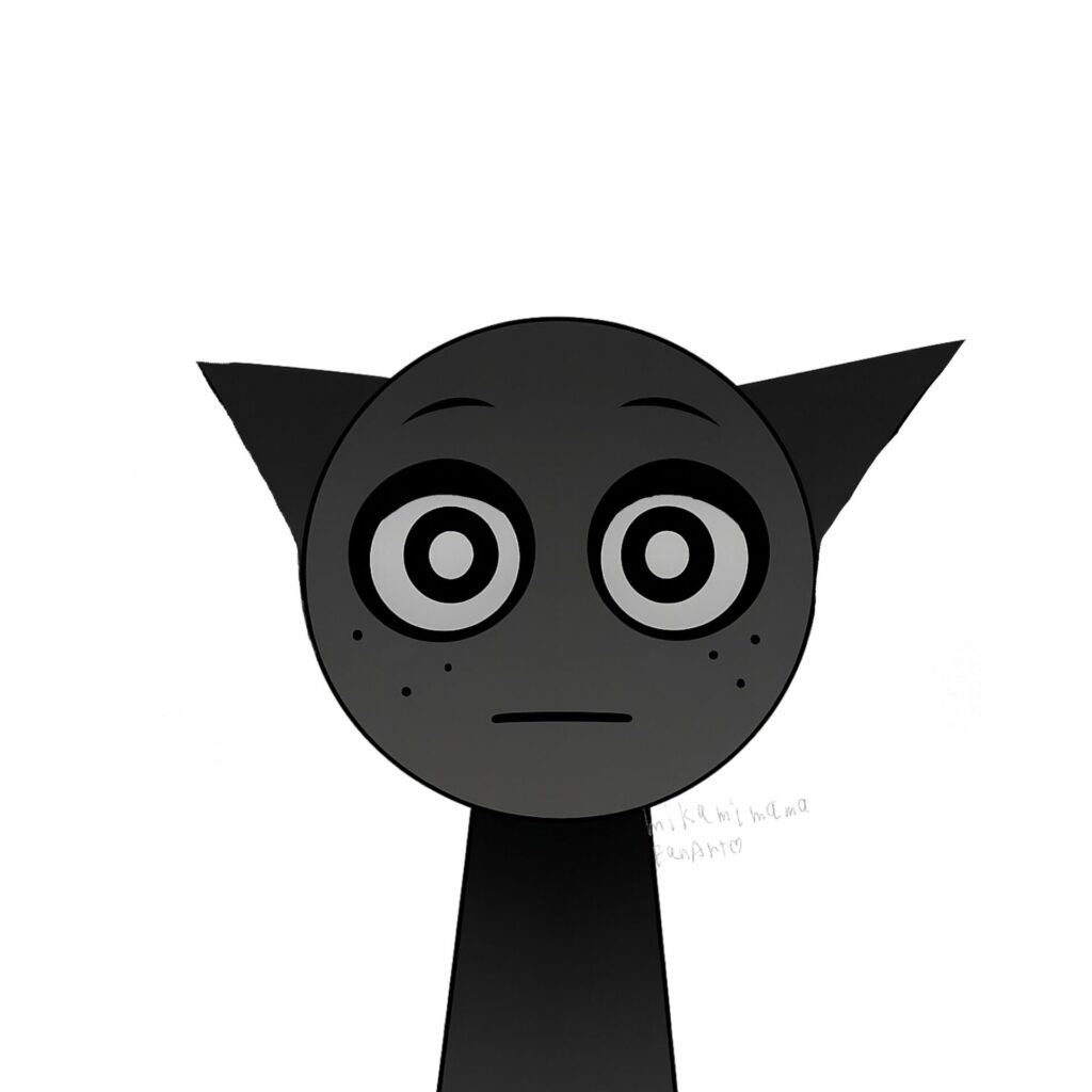スプランキーのキャラクター、グレイ(Gray)ホラーモードのオリジナル画像