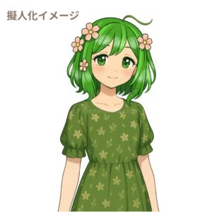 スプランキーのキャラクター、ヴィネリア（Vineria）の擬人化ファンアート